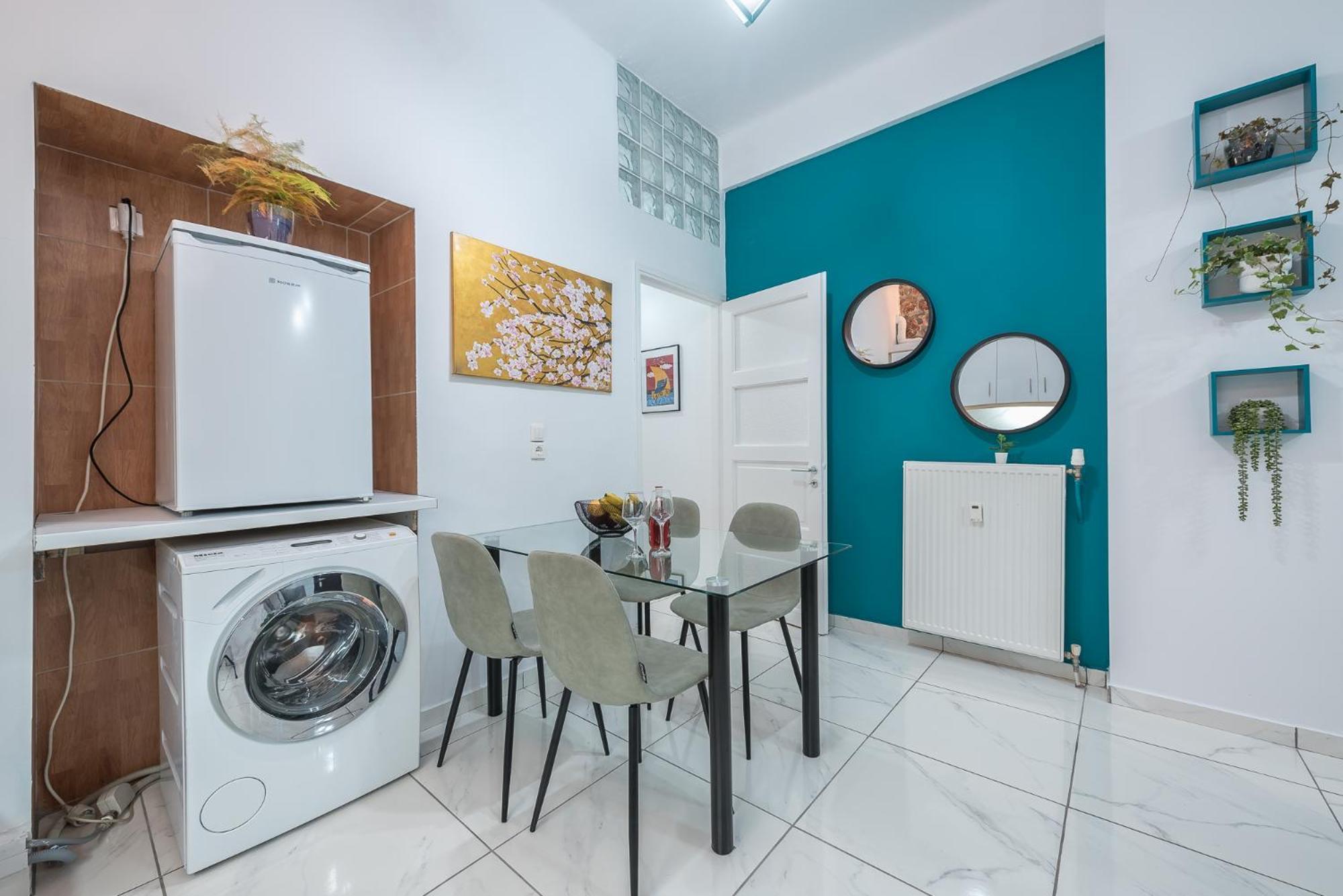 Contemporary 200m From Acropolis 100mbps Netflix Apartment *